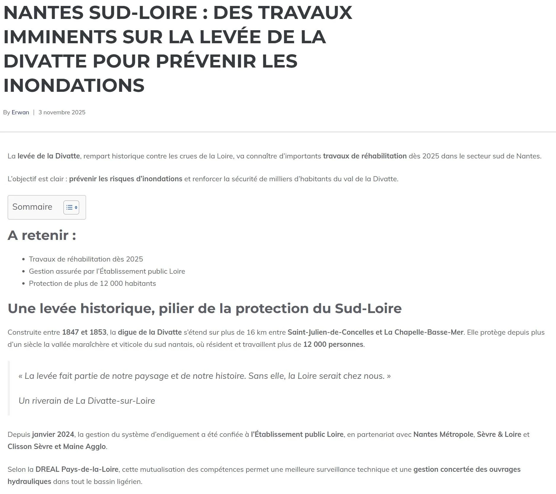 2025 10 des travaux imminents sur la levee de la divatte 1